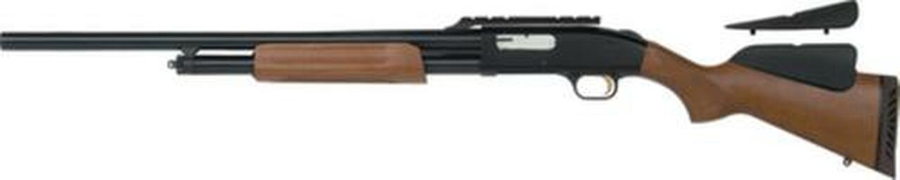Mossberg Model 500 Super Bantam Slugster 12 Ga 24" Ported Barrel 3" Chamber Integral Scope Base Blue Finish Dual Comb Wood Stock 5rd - Left Hand