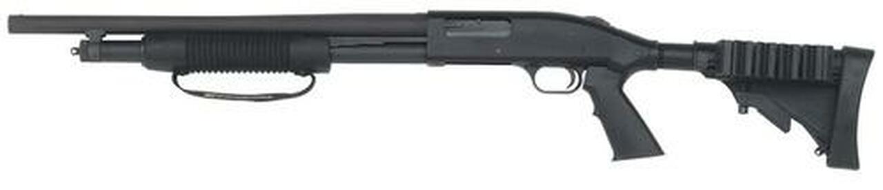 Mossberg 500 Tactical 12 Ga, 18.5", 6rd, LEFT HANDED, Adjustable Stock