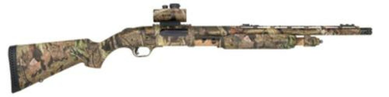 Mossberg 835 Ulti-Mag Turkey Thug 12 Ga 3.5 Inch Chamber 20 Inch Vent Rib Barrel Synthetic Stock Full Mossy Oak Break-Up Infinity Camouflage Finish With Rail And Truglo Red Dot Sight 5 Round