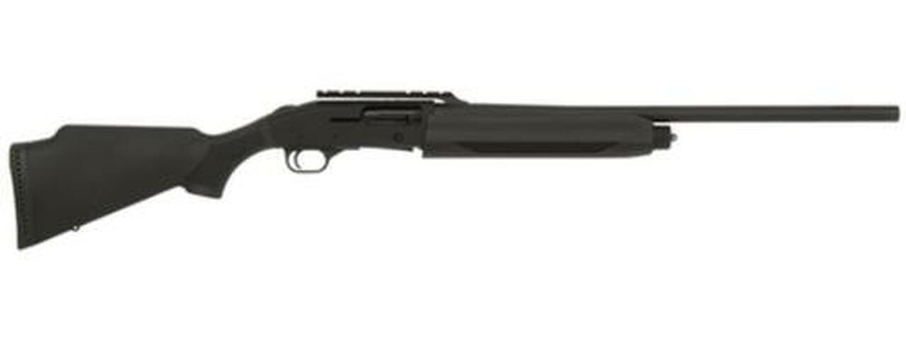 Mossberg 12 Ga/24" Fully Rifled Barrel/Integral Scope Base/Synthetic Stock