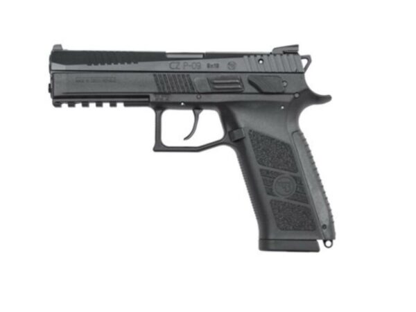CZ-USA P-09 Duty, .40 S&W, 4.53", 10rd, Black Polymer Frame/Black Slide