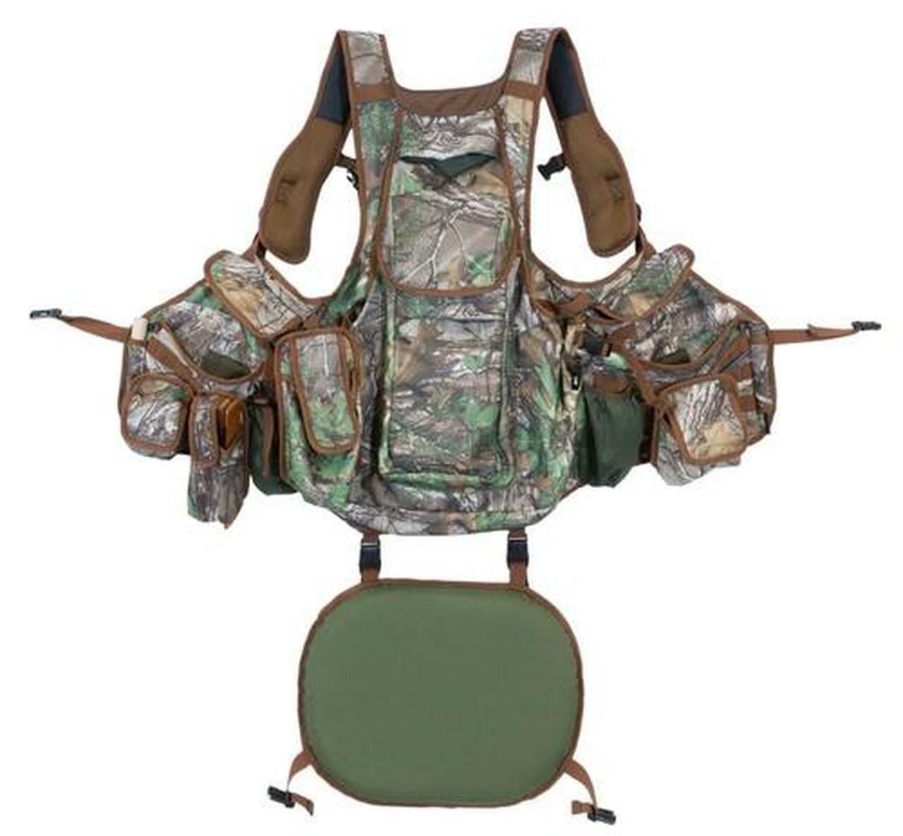 Hunters Specialties Undertaker Turkey Hunting Vest, Nylon Adjustable Camo