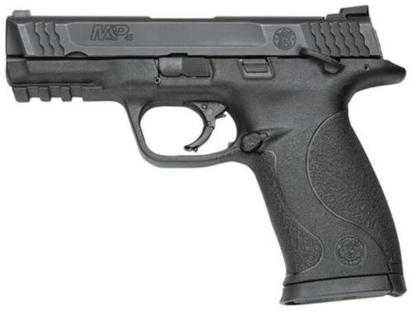 Smith & Wesson M&P Mid-Size 45 ACP 4" Barrel, Black Melonite Finish, White Dot Sights, Manual Safety, 10 Rnd Mag