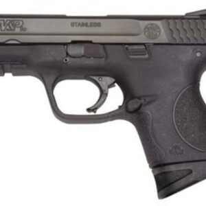 Smith & Wesson, M&P, Compact, 9mm, Striker Fired, 3.5" Barrel, Polymer Frame, Black, Low Profile Carry Sights, 10Rd, 2 Magazines, No Thumb Safety, Magazine Disconnect