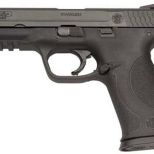 Smith & Wesson, M&P, Semi-automatic Pistol, Full Size, 9mm, 4.25" Barrel, Polymer Frame, Black, Fixed Sights, No Internal Lock or Magazine Safety, 17Rd, 2 Magazines