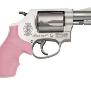 Smith & Wesson 637, 38 Special +P, 1 7/8" Barrel/Pink Rubber Grips