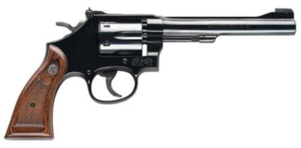 Smith & Wesson 17 Masterpiece Classic 22LR 6" Barrel Square Butt Grip 6 Rounds