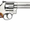Smith & Wesson 686 Plus Deluxe, 357 Mag/38 Spec, 6" Barrel, Stainless Finish, Wood Grips, 7Rd, Adjustable Sights