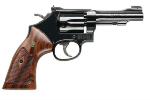 Smith & Wesson 48 Classic 22 Magnum 4 Inch Blued Barrel Wood Grips 6 Round