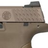 Smith & Wesson S&W M&P9 VTAC Viking Tactics Pistol, 9mm, Dark Earth, Trijicon/Fiber Optic Sights