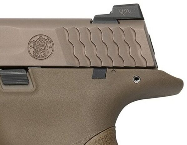Smith & Wesson S&W M&P9 VTAC Viking Tactics Pistol, 9mm, Dark Earth, Trijicon/Fiber Optic Sights