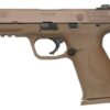 Smith & Wesson S&W M&P9 VTAC Viking Tactics Pistol, 9mm, Dark Earth, Trijicon/Fiber Optic Sights