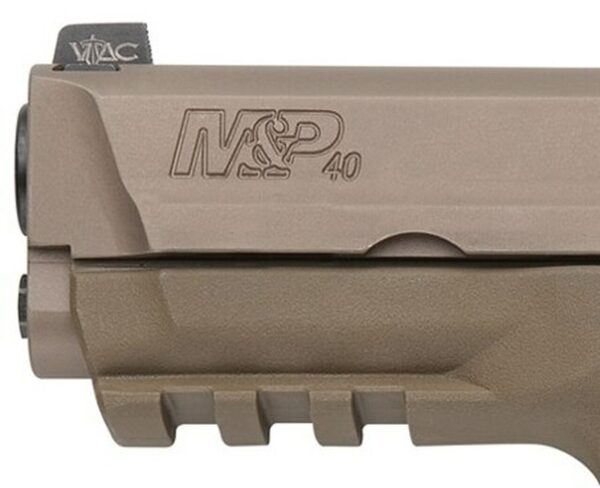 Smith & Wesson S&W M&P40 VTAC Viking Tactics Pistol, 40SW, Dark Earth, Trijicon/Fiber Optic Sights