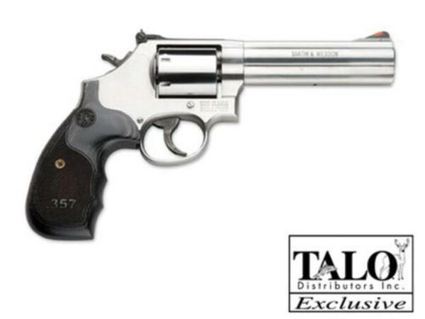 Smith & Wesson 686 Plus 3-5-7 Magnum Series 357 Mag/.38 Spec +P 5" Barrel White Outline RearSight 7rd