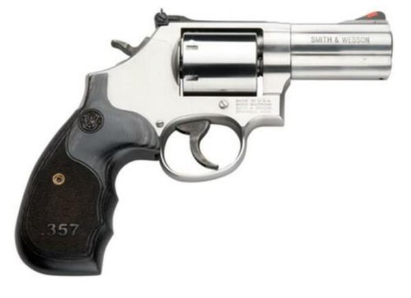 Smith & Wesson 686+, 357 Magnum, 3", 7rd, Wood Grip