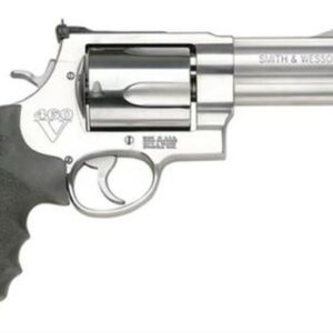 Smith & Wesson 460XVR 460 S&W, 5" Barrel,Stainless Steel Frame, Satin Stainless Finish, Adjustable rear Sight, Rubber Grip, 5 Rounds