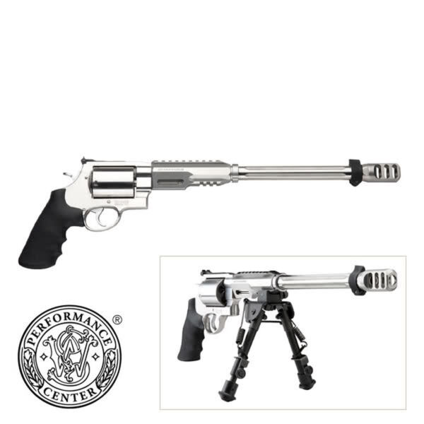 Smith & Wesson 460XVR Performance Center .460SW 14" Fluted Barrel, Glassbead Finish, Picatinny-Style Rail, Bipod