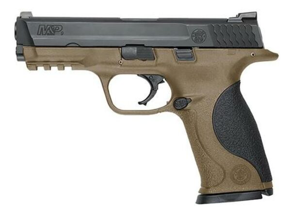 Smith & Wesson M&P 9 Double 9mm 4.3" Barrel, Black Polymer Grips Flat Dark Earth, 17rd