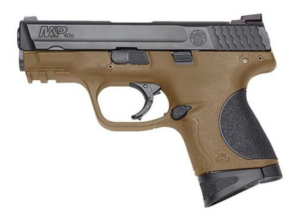 Smith & Wesson M&P Compact .40 SW, 3.5" Barrel, Ambi Slide stop Flat Dark Earth, Polymer Frame, 8rd