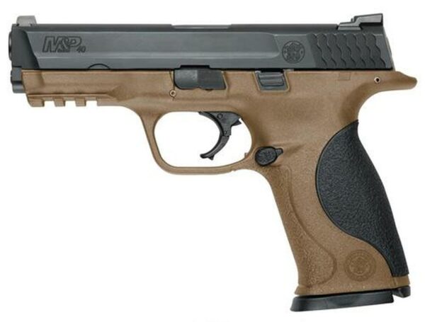 Smith & Wesson M&P 40 DAO 40 Smith & Wesson 4.3" Barrel, Black Polymer Grips Flat Dark Earth, 15rd