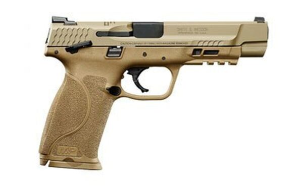 Smith & Wesson M&P M2.0, 9mm, 5" Barrel Flat Dark Earth 17rd Mag, Safety