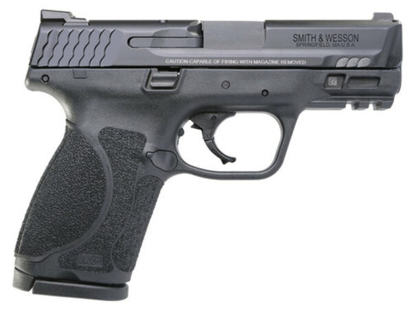 Smith & Wesson, M&P 2.0, Striker Fired, Compact 9MM, 3.6" Barr Black, 15Rd, 2 Mags, Fixed Sights