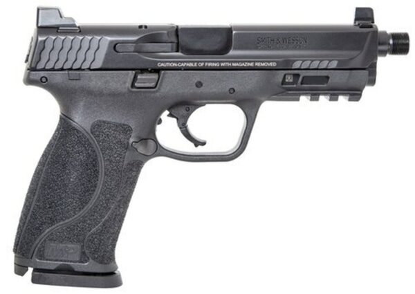 Smith & Wesson M&P M2.0 9mm 4.6" Threaded Barrel Tall Sights No Thumb Safety 17rd Mag