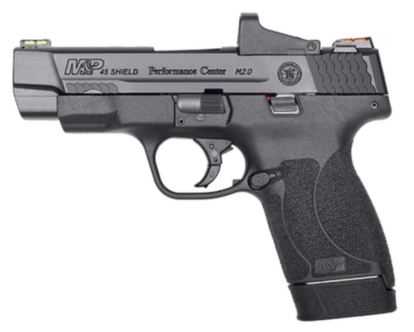 Smith & Wesson Shield M2.0 Performance Center 45 ACP, 4" 6rd/7rd, Black