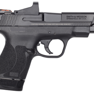 Smith & Wesson M&P Shield M2.0 Performance Center, 4" Barrel, Red Dot, Black, Stainless Slide, 6rd 7rd