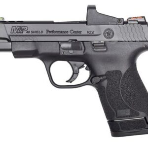 Smith & Wesson M&P Shield M2.0 Performance Center 40 Smith & Wesson, 4", 6rd/7rd, 4 MOA Red Dot, Black