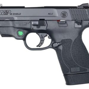 Smith & Wesson M&P45 Shield M2.0 45 ACP, 3.3", Crimson Trace Green, 7rd