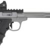 Smith & Wesson SW22 Victory Performance Center 22LR 6" Fluted Barrel Target Wred Dot Sight And Muzzle Brake