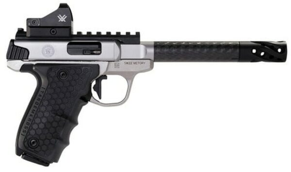 Smith & Wesson SW22 Victory Performance Center 22LR 6" Carbon Barrel, Vortex 6Moa Red Dot, Muzzle Brake