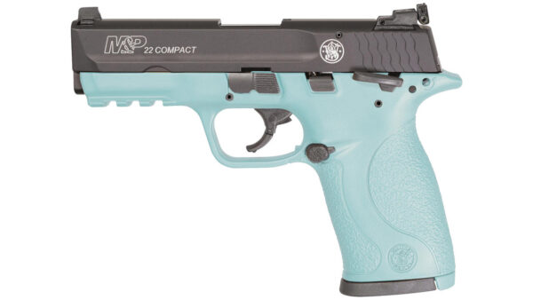Smith & Wesson M&P P22 Compact, .22LR, 3.6", 10rd, Robin Egg Blue