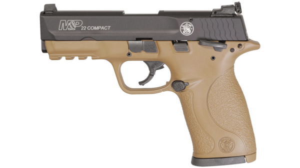Smith & Wesson M&P P22 Compact, .22LR, 3.6", 10rd, Flat Dark Earth