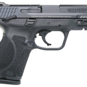 Smith & Wesson, M&P 2.0, Striker Fired, Compact 9MM, 3.6" Barr Black, 15Rd, Thumb Safety, Fixed Sights