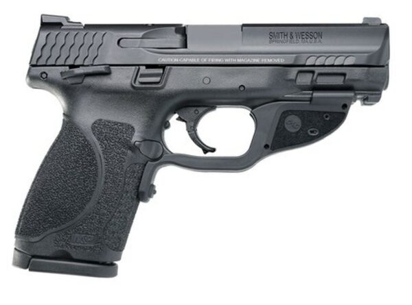 Smith & Wesson M&P9C M2.0 9mm, 4", TS Crimson Trace Green, 15rd