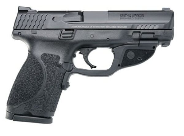 Smith & Wesson M&P M2.0 Compact 9mm, 4", NTS Crimson Trace Green, 15rd