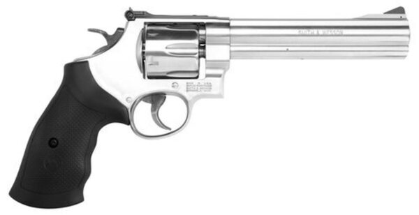 Smith & Wesson 610, 10mm, 6.5" Barrel, 6rd, Black Grips/Stainless