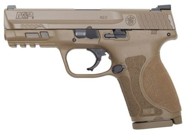 Smith & Wesson M&P9C M2.0 9mm, 4" Barrel, NTS Flat Dark Earth, 15rd