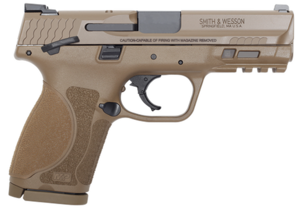 Smith & Wesson M&P9C M2.0 9mm, 4" Barrel, TS Flat Dark Earth, 15rd