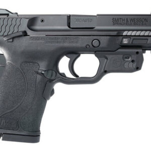 Smith & Wesson M&P Shield EZ Crimson Trace Laserguard, .380 ACP, 3.675", 8rd, Manual Safety, Black