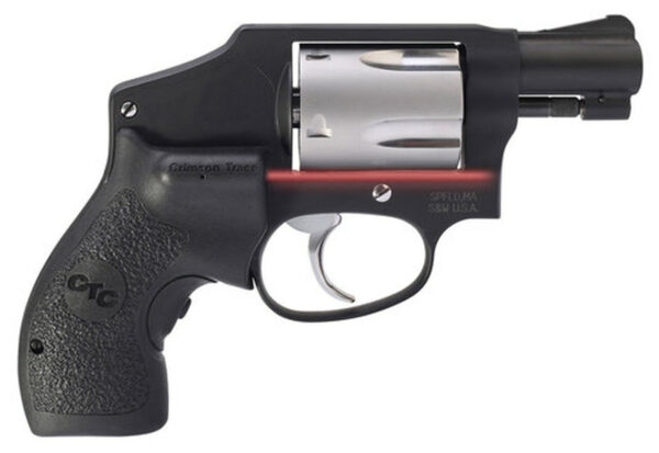 Smith & Wesson 442 Performance Center, .38 Special +P, 1.88", 5rd, Black Grips, Crimson Trace Laser, Black Frame