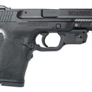 Smith & Wesson M&P Shield EZ Crimson Trace Laserguard, .380 ACP, 3.675", 8rd, Black