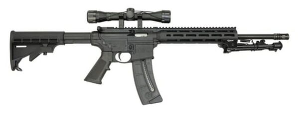 Smith & Wesson M&P15-22 Sport II Package 22 LR, 16.5" Barrel, 4X32 Scope, Caldwell XLA Bipod, M-Lok, 25rd Mag