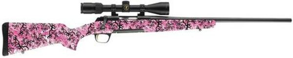 Browning X-Bolt Micro Bolt 243 Win 20" Barrel, BuckThorn Pink Stock Blued, 4rd