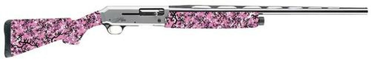 Browning Silver SA 20ga 26" 3" Sil Alum Alloy Rcvr Buckthorn Pink Stock