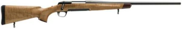 Browning X-Bolt Medallion Maple .30-06 Springfield 22" Barrel High Gloss Blue Finish Adjustable Feather Trigger High Gloss AAA Maple Stock with Rosewood Forend and Pistol Grip Cap 4rd