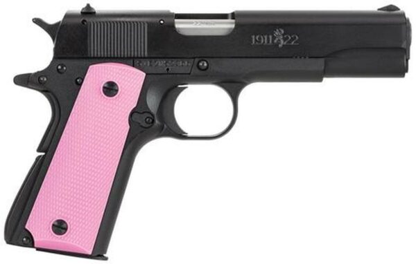 Browning 1911-22 Black/Pink Composite 22LR 4.25" Barrel, Pink Synthetic Grips, 10rd