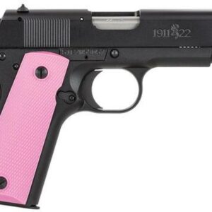 Browning 1911-22 Black/Pink Composite 22LR 3.6" Barrel, Pink Synthetic Grips, 10rd